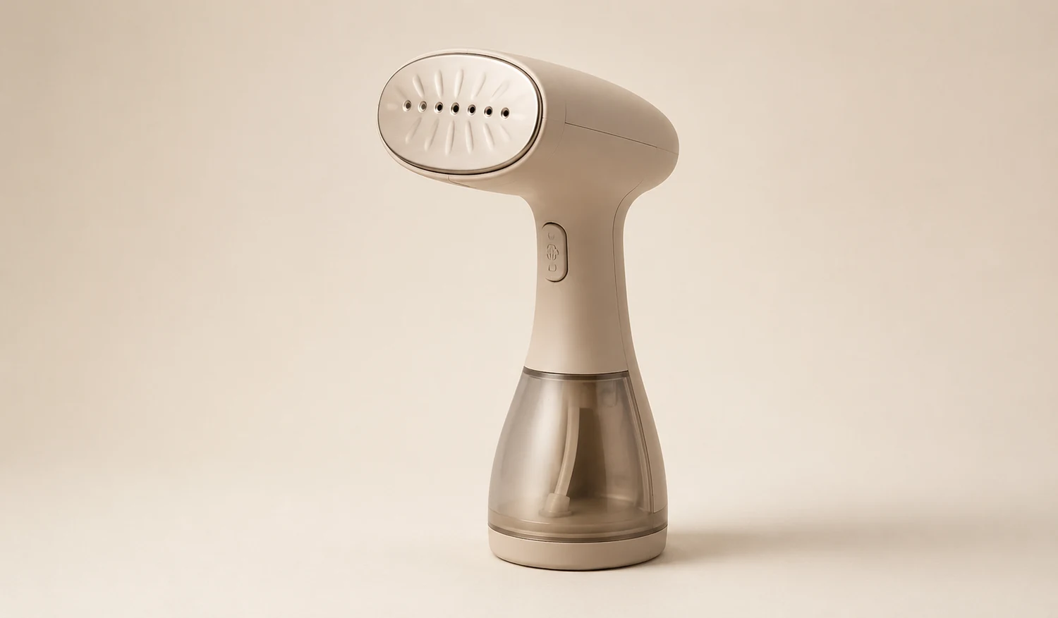 Studio photo capability example with a handheld steamer