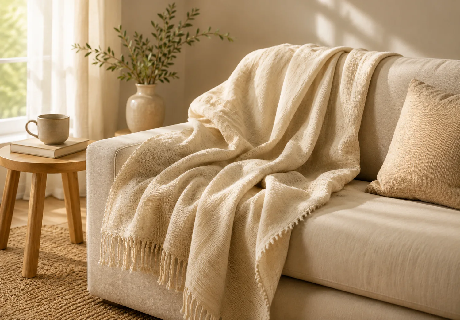 Blanket lifestyle scene output